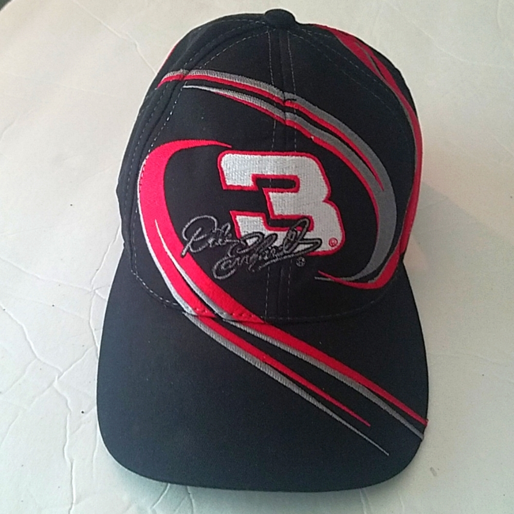 Cappello Vintage Dale Earnhardt - Trucker Hat N. 3 - Nero - NASCAR - Nuovo Con Etichette